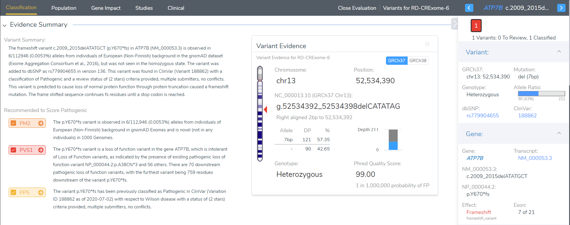 Golden Helix’s NGS-Solutions for Clinical Variant Analysis: VSClinical’s Assessment Catalog