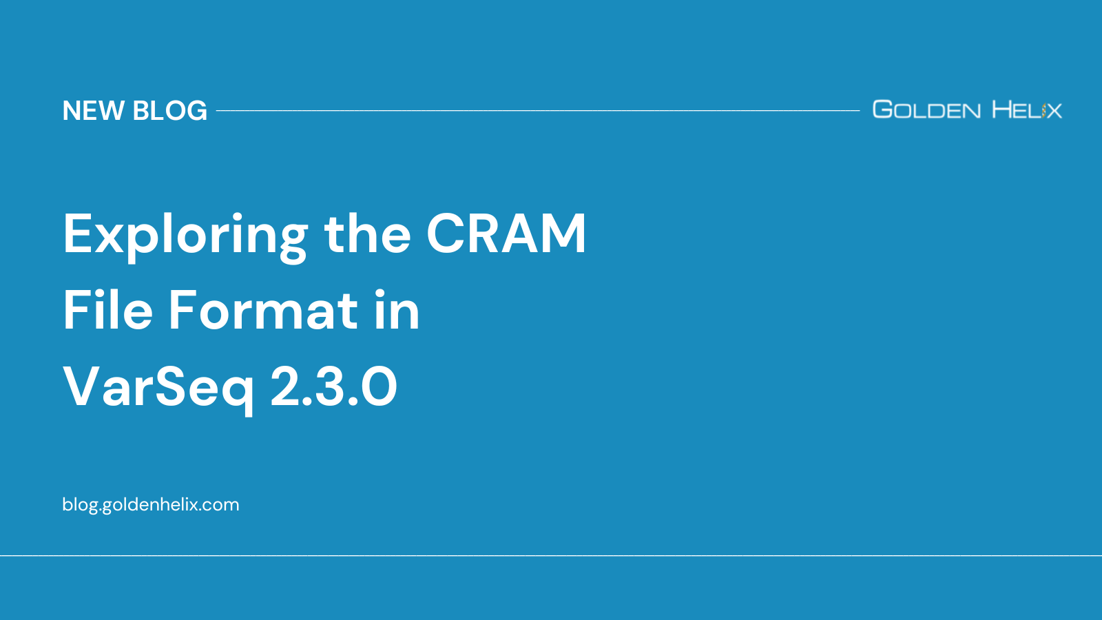 Exploring the CRAM File Format in VarSeq 2.3.0