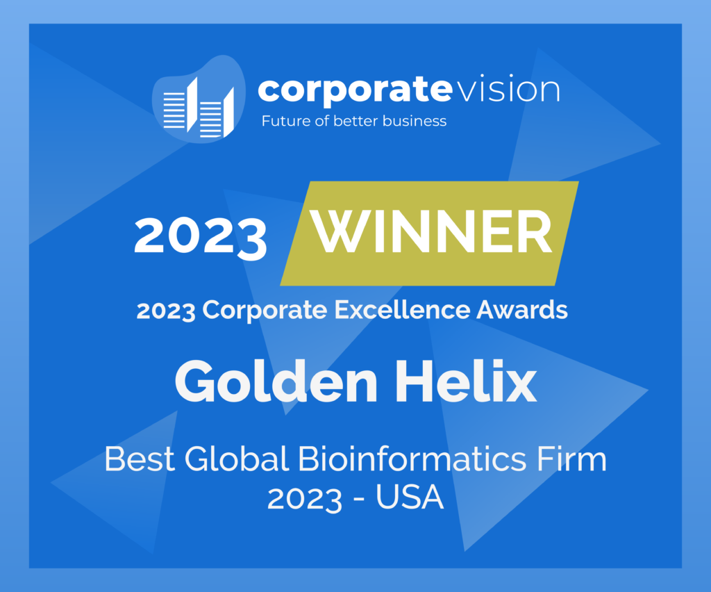 Best Global Bioinformatics Firm of 2023 by the Corporate Excellence Awards